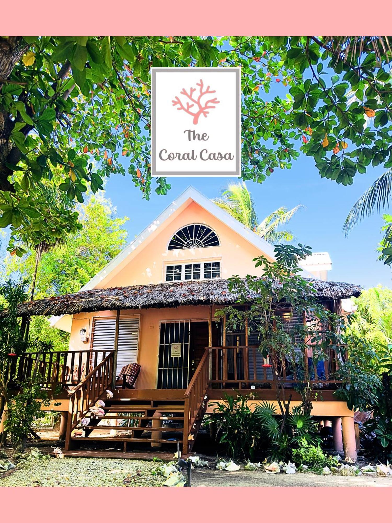 The Coral Casa Villa Caye Caulker Exteriör bild